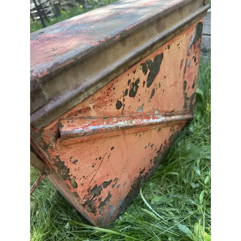 Vintage 1966 Vietnam War 20mm M39 Cannon Ammunition Box Steel Military Storage